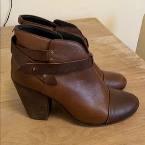 Rag & Bone Harrow Leather Ankle Boots
